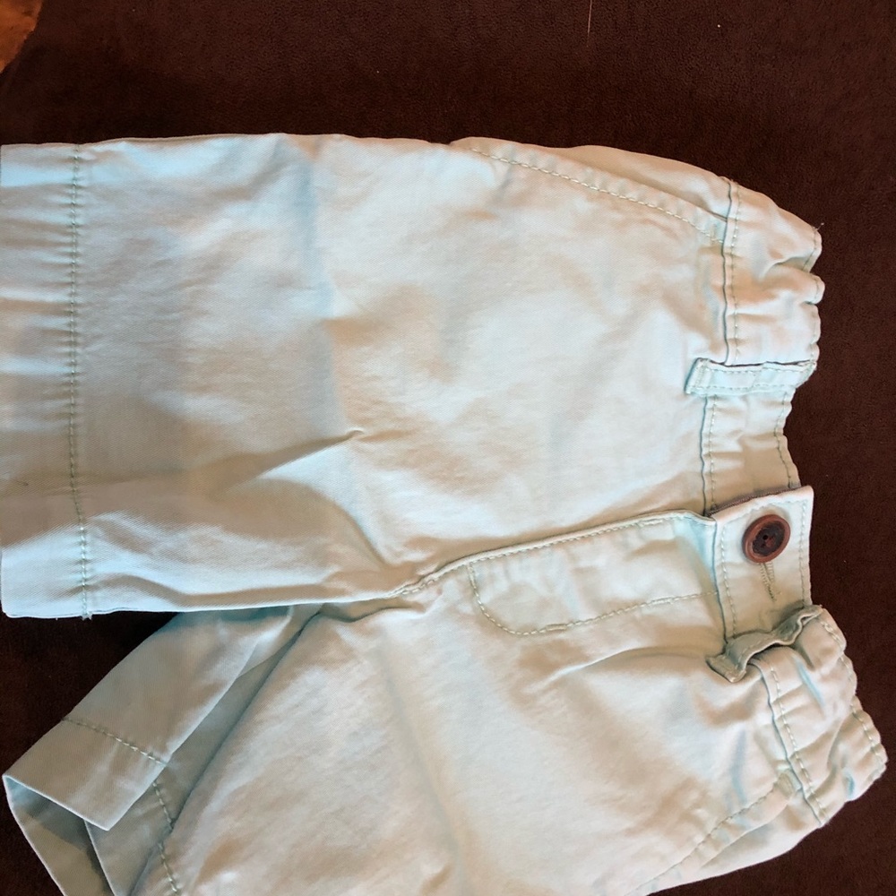 Light aqua shorts